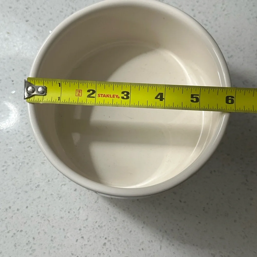 NWOT•Raised Dog Bowl “YUM”.